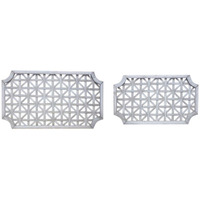Wall Hanging (Set of 2) 27.25"L x 16"H, 33.25"L x 18.75"H Wood