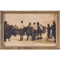 Vintage Ski Race Wall Dcor 11.75"L