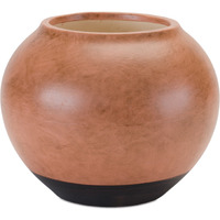 Two Tone Ceramic Vase 8.75"D