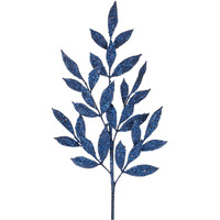 Glittered Leaf Spray (Set of 12)