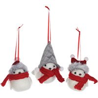 Winter Bird Ornament (Set of 12)