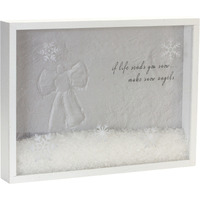 Snow Angel Shadow Box 15.75"L