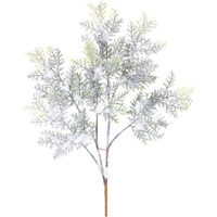 Flocked Cedar Branch (Set of 12)