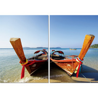 Baxton Studio Twin Prows Mounted Photography Print Diptych