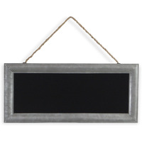 Isaiah Galvanized Framed Hanging Chalkboard