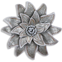 Varinnia Galvanized Metal Lotus Style Wall Decor