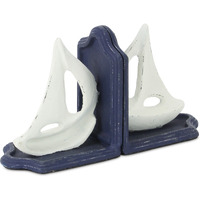 Ceili Cast Iron Sail Boat Bookends