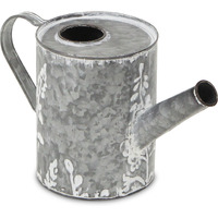 Marco Galvanized Garden Pattern Pitcher Decor - Small