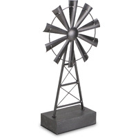 Fulvio Metal Windmill Table Decor - Large