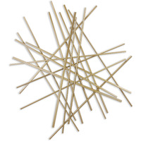 Avalon Large Abstract Wall Decor - Gold