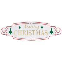 Menica Multicolor Merry Christmas Sign