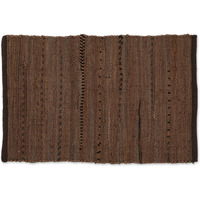MULTICOLOR CHINDI - LEATHER BROWN - 19.5 X 31.5 IN
