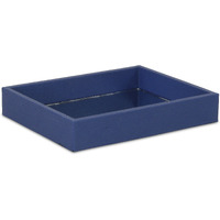 Labai Mini Shagreen Mirror Tray - Navy Blue