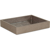 Labai Mini Shagreen Mirror Tray - Gray