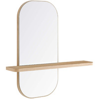 Solstice Mirror, Oak