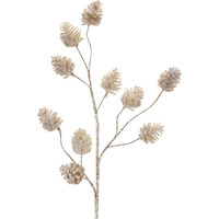 Champagne Pinecone Spray (Set of 6)