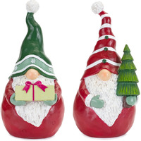 Holiday Gnome with Tree and Present (Set of 2)