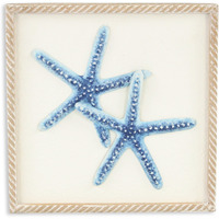 Coralia Starfish Metal Relief Wall Art