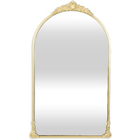 Everlaine Modern Victorian Gold Wall Accent Mirror