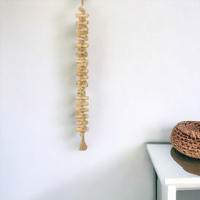 Wistan Hanging Wood Bar Tassel Dcor - Small