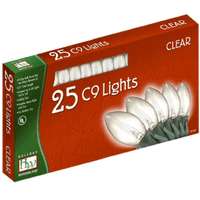 Noma Inliten 925C-88 25 Light- C9 Light Set- Clear