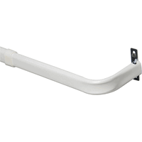 Kenney Mfg Co KN511 28-48 White Single Curtain Rod