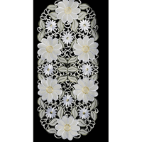 Sinobrite H0997-1 Yellow Daisy Oval Runner- 16 x 36 in.