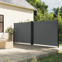 vidaXL Retractable Side Awning Anthracite 70.9x236.2