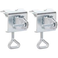 vidaXL Umbrella Clamps for Balcony 2 pcs 1.3 Galvanized Steel