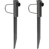 vidaXL Parasol Stands with Spikes 2 pcs 7.5x16.5 Galvanized Steel