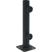 vidaXL Parasol Base for 1.3/1.3/1.5 Pole Matt Black Steel