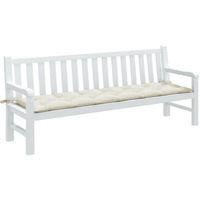 vidaXL Garden Bench Cushion Melange Cream 78.7x19.7x2.8 Fabric