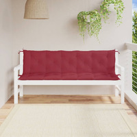 vidaXL Garden Bench Cushions 2 pcs Wine Red 70.9x19.7x2.8 Oxford Fabric