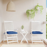 vidaXL Pallet Cushions 2 pcs Blue 19.7x19.7x2.8 Oxford Fabric