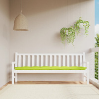 vidaXL Garden Bench Cushion Bright Green 78.7x19.7x2.8 Oxford Fabric