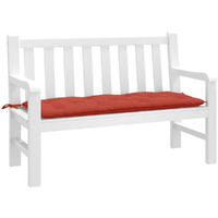 vidaXL Garden Bench Cushion Melange Red 47.2x19.7x2.8 Fabric