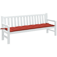 vidaXL Garden Bench Cushion Melange Red 78.7x19.7x2.8 Fabric