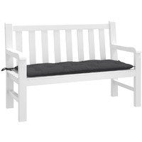vidaXL Garden Bench Cushion Melange Anthracite 47.2x19.7x2.8 Fabric