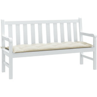 vidaXL Garden Bench Cushion Melange Cream 59.1x19.7x2.8 Fabric
