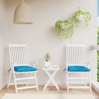 vidaXL Pallet Cushions 2 pcs Light Blue 19.7x19.7x2.8 Oxford Fabric