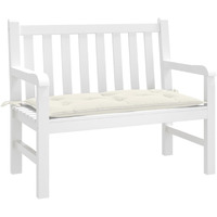 vidaXL Garden Bench Cushion Melange Cream 39.4x19.7x2.8 Fabric