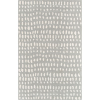 Novogratz Delmar DEL11 Grey Boho Dots 9' X 12'