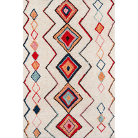 Novogratz by Momeni Bungalow Olivia Geometric Area Rug, 2'3" X 8' Runner, Multi
