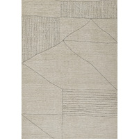 Momeni Rugs Wren 2 Area Rug, 7'10" X 10' Ivory Carpet for Living Room, Bedroom, Hallways, Bathroom, and Home Office