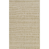 Novogratz Delmar Collection Wool Area Rug, Beige, 5'0" x 8'0" Size Mat for Living Room, Bedroom, Dining Room, Nursery, Hallways, and Home Office