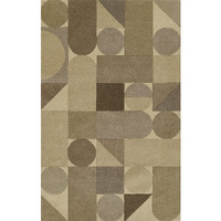 Novogratz Delmar Collection Wool Area Rug, Neutral, 2'3" x 8'0" Runner Size Mat for Living Room, Bedroom, Kitchen, Hallways, and Home Office