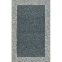 Momeni Rugs EVERTEVT-6BLU2380 Everett Runner Area Rug, 2'3" X 8'0" Grey Carpet for Living Room, Bedroom, Hallways, Bathroom, and Home Office
