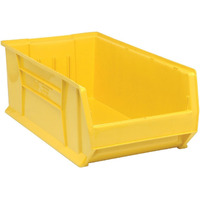 Hulk 30 Container, 29-7/8L x 16-1/2W x 11H, stackable, polypropylene, yellow, Made in USA