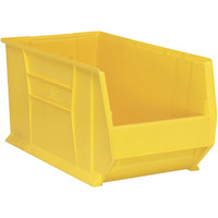 Hulk 30 Container, 29-7/8L x 16-1/2W x 15H, stackable, polypropylene, yellow, Made in USA