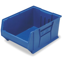Hulk 36Container, 35-7/8L x 16-1/2W x 17-1/2H, stackable, polypropylene, blue, Made in USA